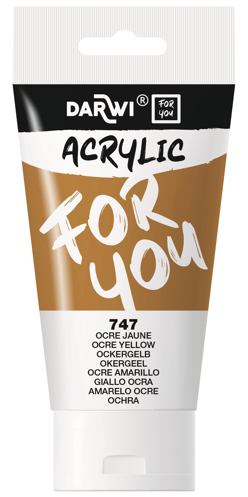 photo DARWI Peinture acrylique 75ml DF5150075747C Ocre jaune