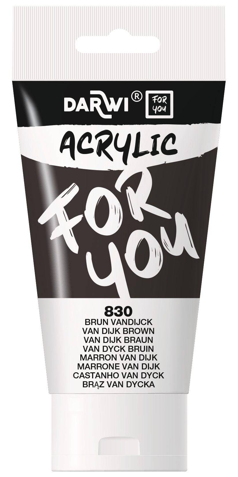 photo DARWI Peinture acrylique 75ml DF5150075830C Brun Vandijck