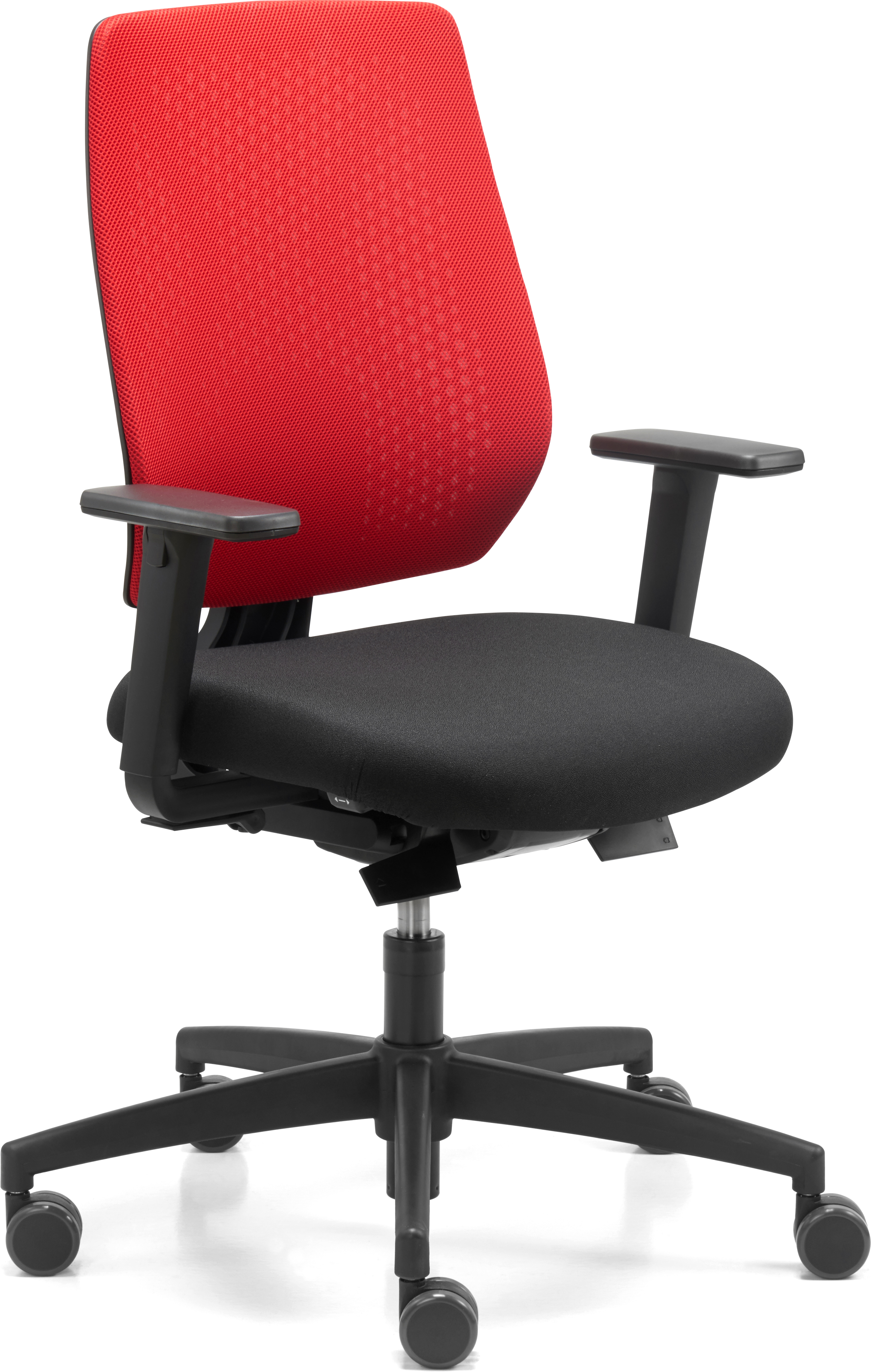 DAUPHIN Chaise de bureau SPEED-O 403.04 noir/rouge