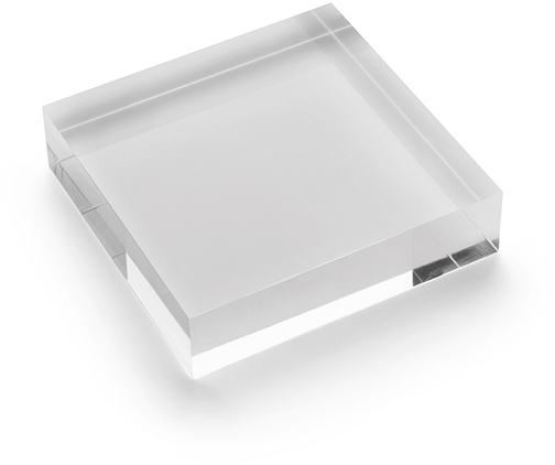 photo DEFLECTO Bloc acryl 100x25mm AB325 transparent poli