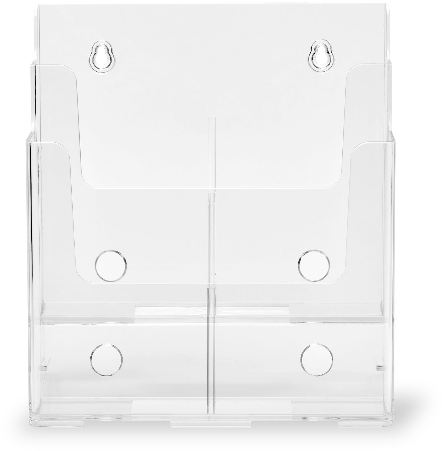 photo DEFLECTO Porte-brochures classic A4 LHPA421 transparent 2 compartiments