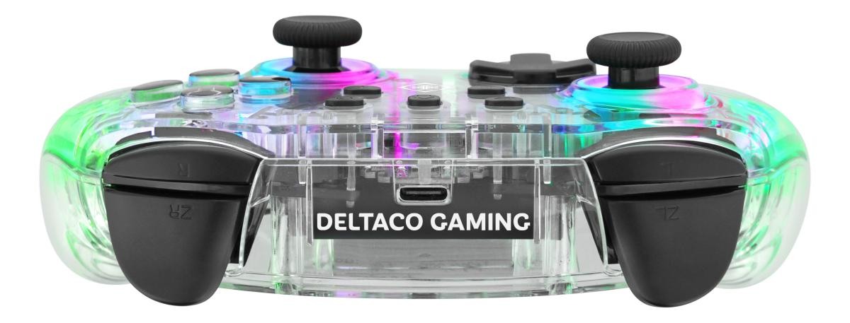 DELTACO Gaming Ctrl.Wireless, RGB 4222135 transparent,NSW