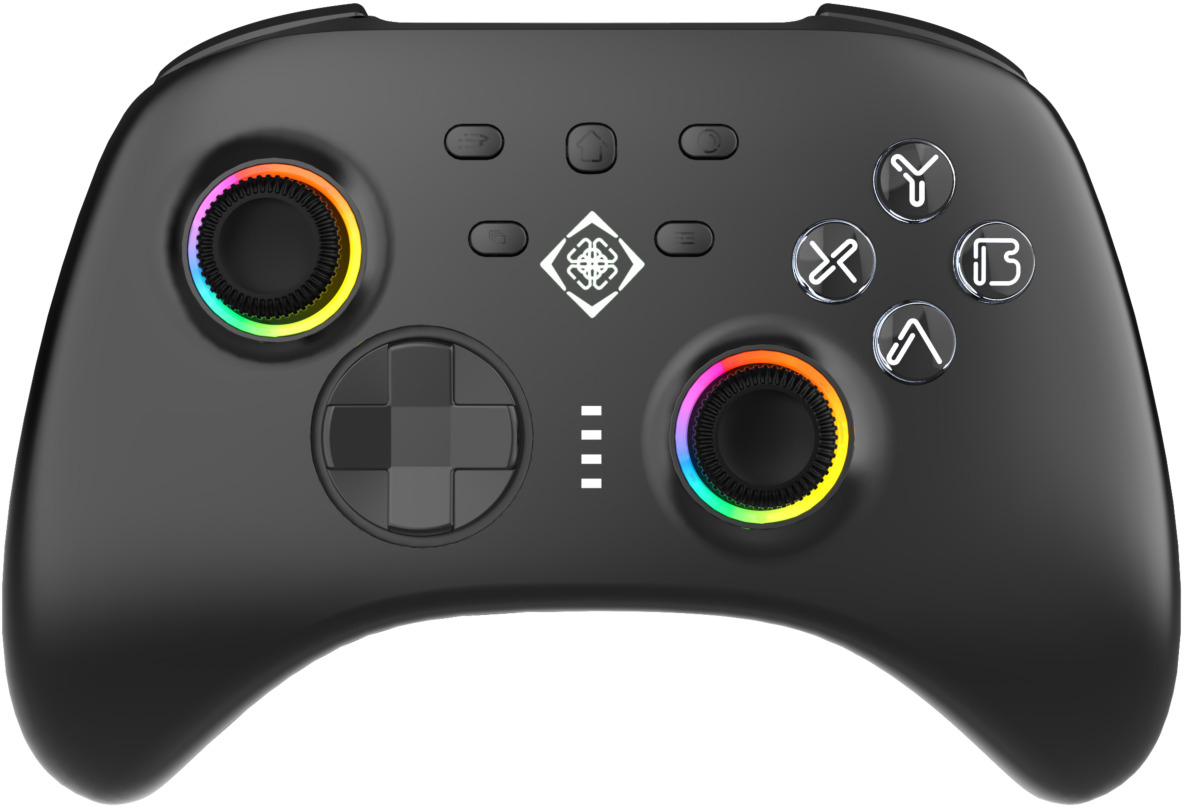 photo DELTACO GAMING Wirel. 3-in-1 PC Ctrl. GAM-184 with 2.4G + BT 5.2, Black