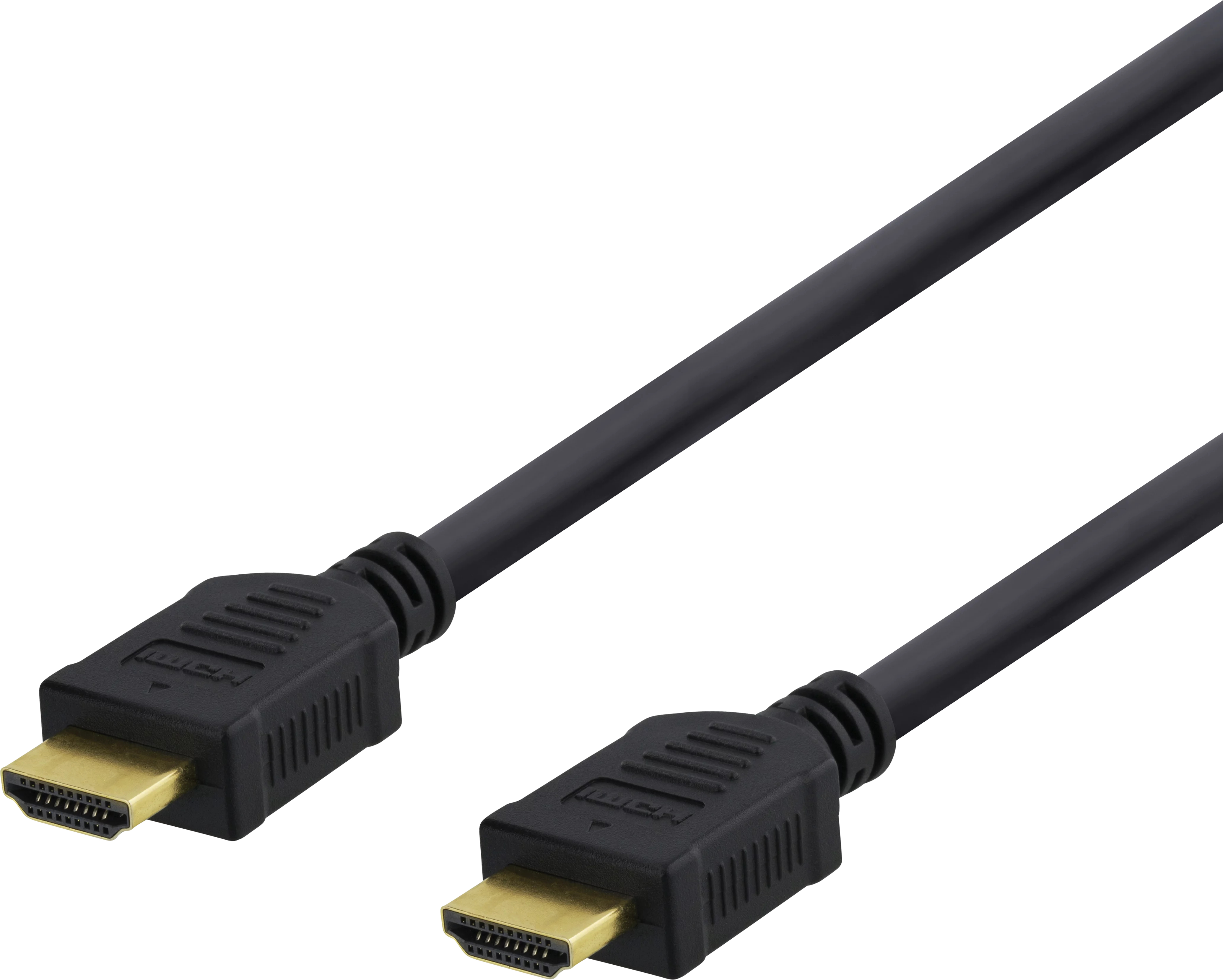DELTACO HDMI cable Highspeed Premium HDMI-1015D w/Ethernet, 4K UHD,1.5m, Bl.