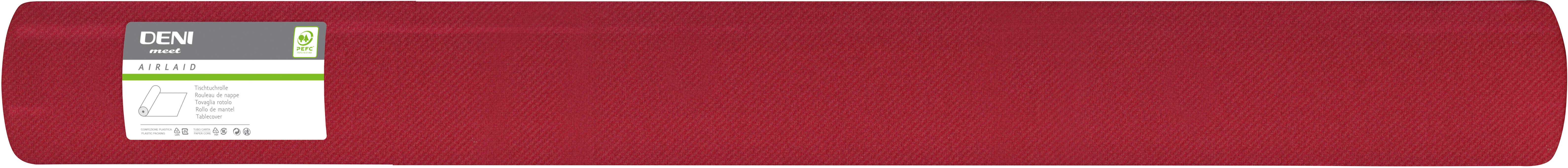 photo DENI Rouleau de nappe Airlaid 5192 120cmx50m bordeaux