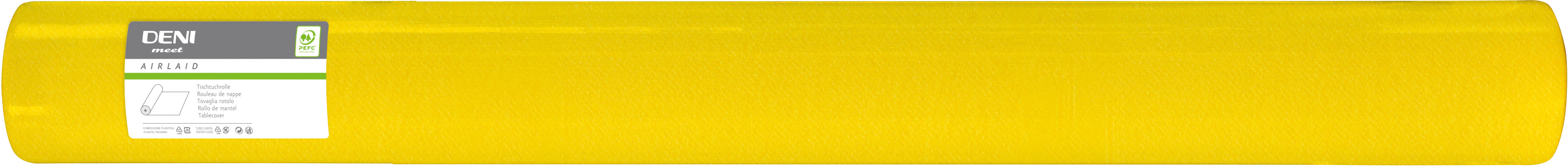 photo DENI Rouleau de nappe Airlaid 5196 120cmx50m jaune