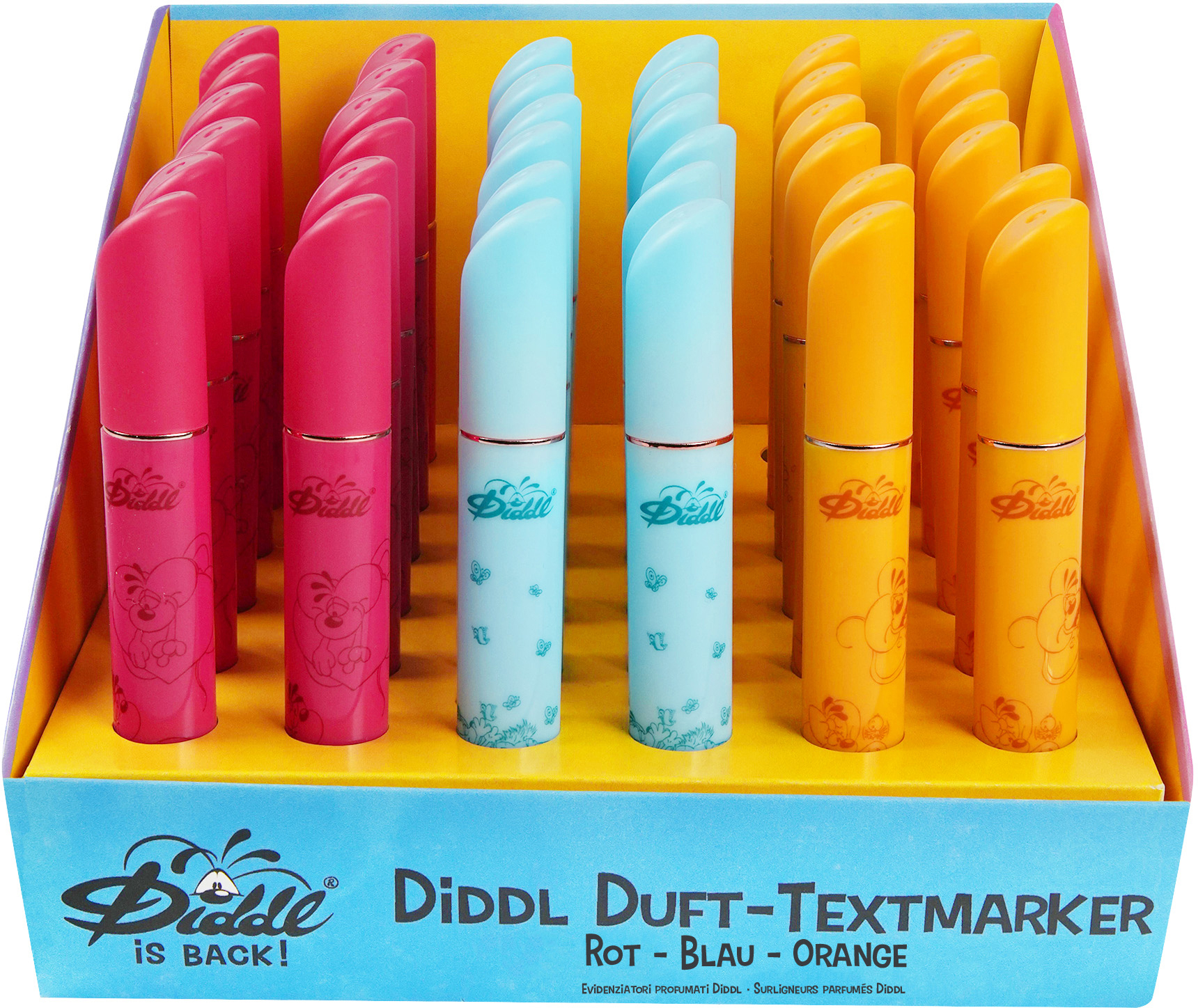 photo DIDDL Surligneurs parfumés 2.5mm 23712 assortis