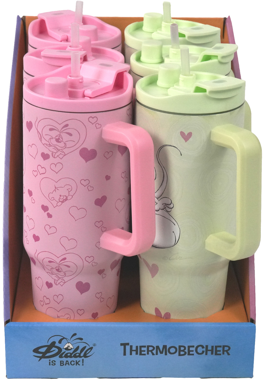 photo DIDDL Mug isotherme 1100ml 23722 assortis