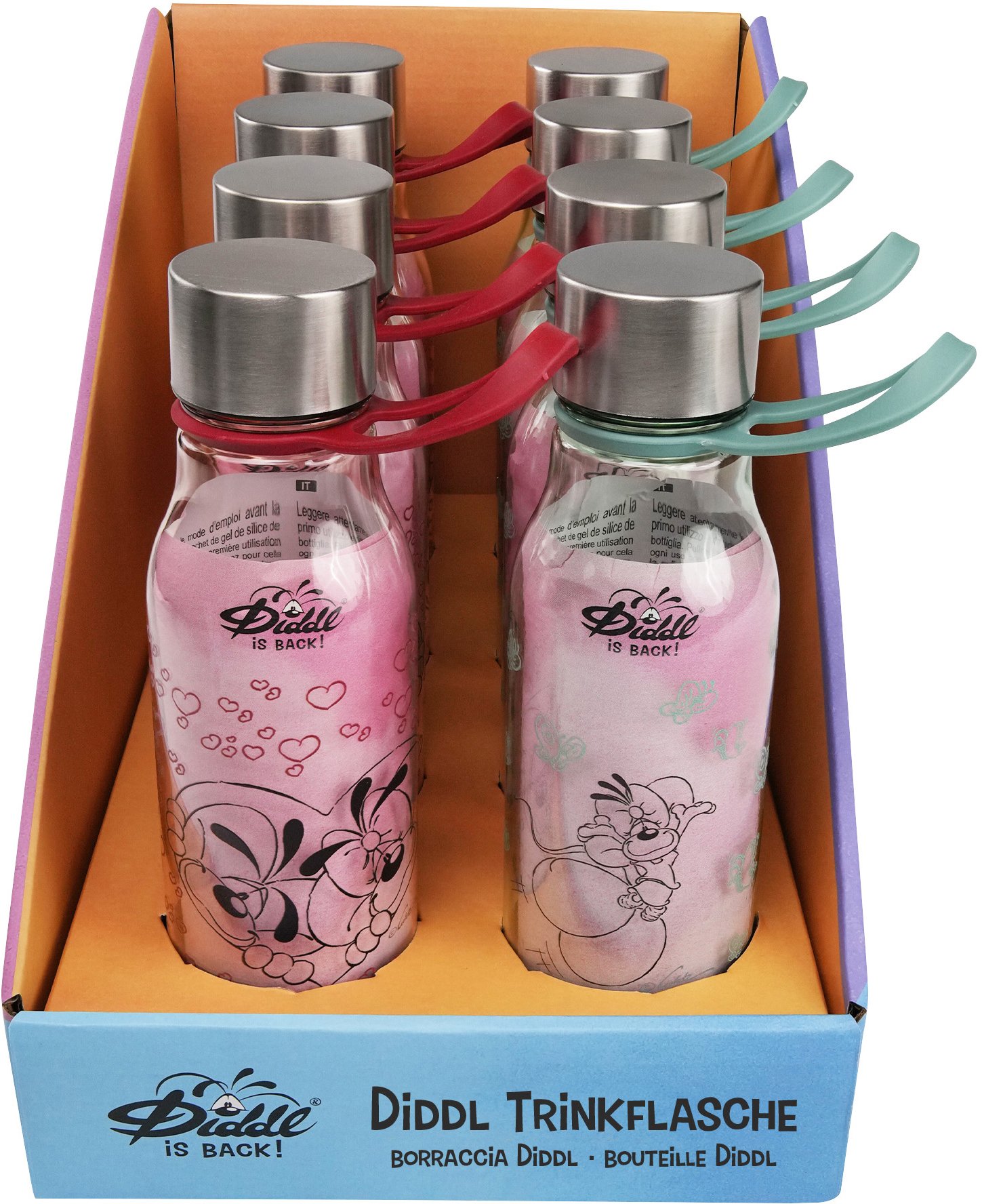photo DIDDL Gourde 500ml 23729 assortis