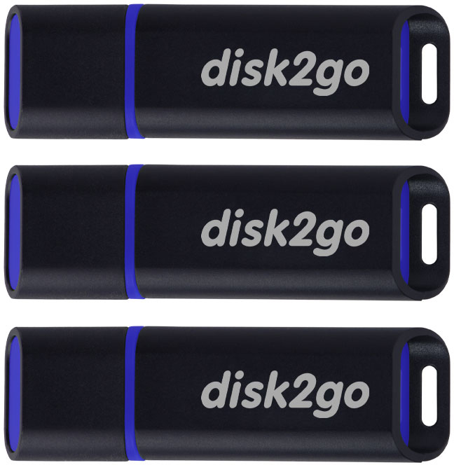 DISK2GO USB-Stick passion 32GB 30006500 USB 2.0 triple pack