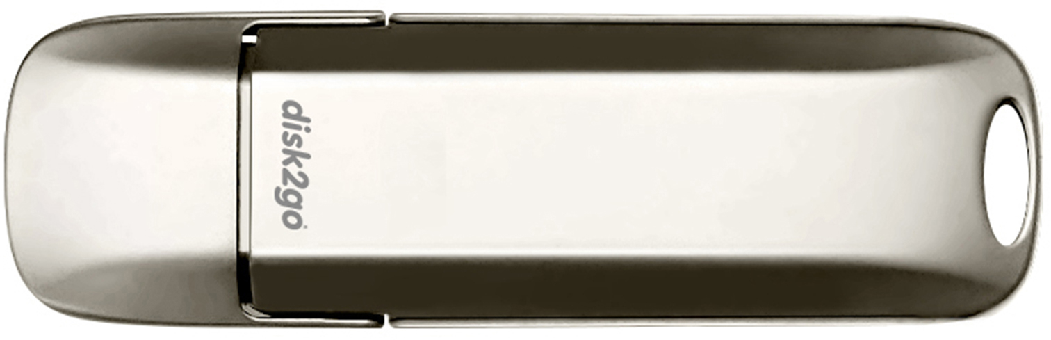 photo DISK2GO USB-Stick bolt 512GB 30006640 Type C USB 3.2 silver