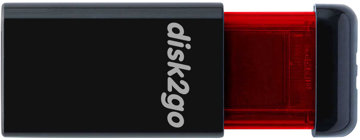 DISK2GO USB-Stick qlik edge 128GB 30006726 USB 3.1 red USB 3.1 red