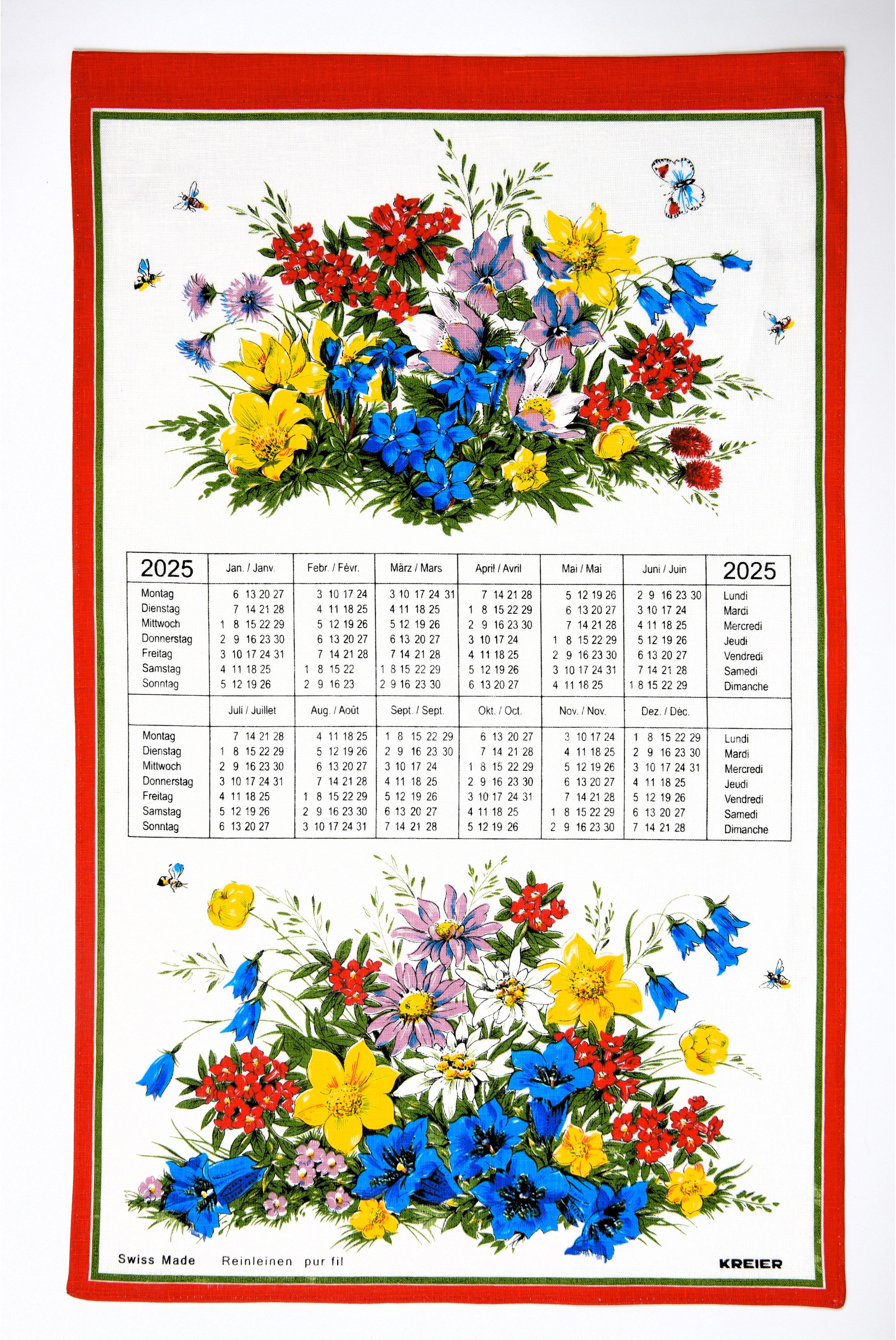 DOERIG Fleures alpines lin 2025 19.2520 1A/1P ML 40x70cm