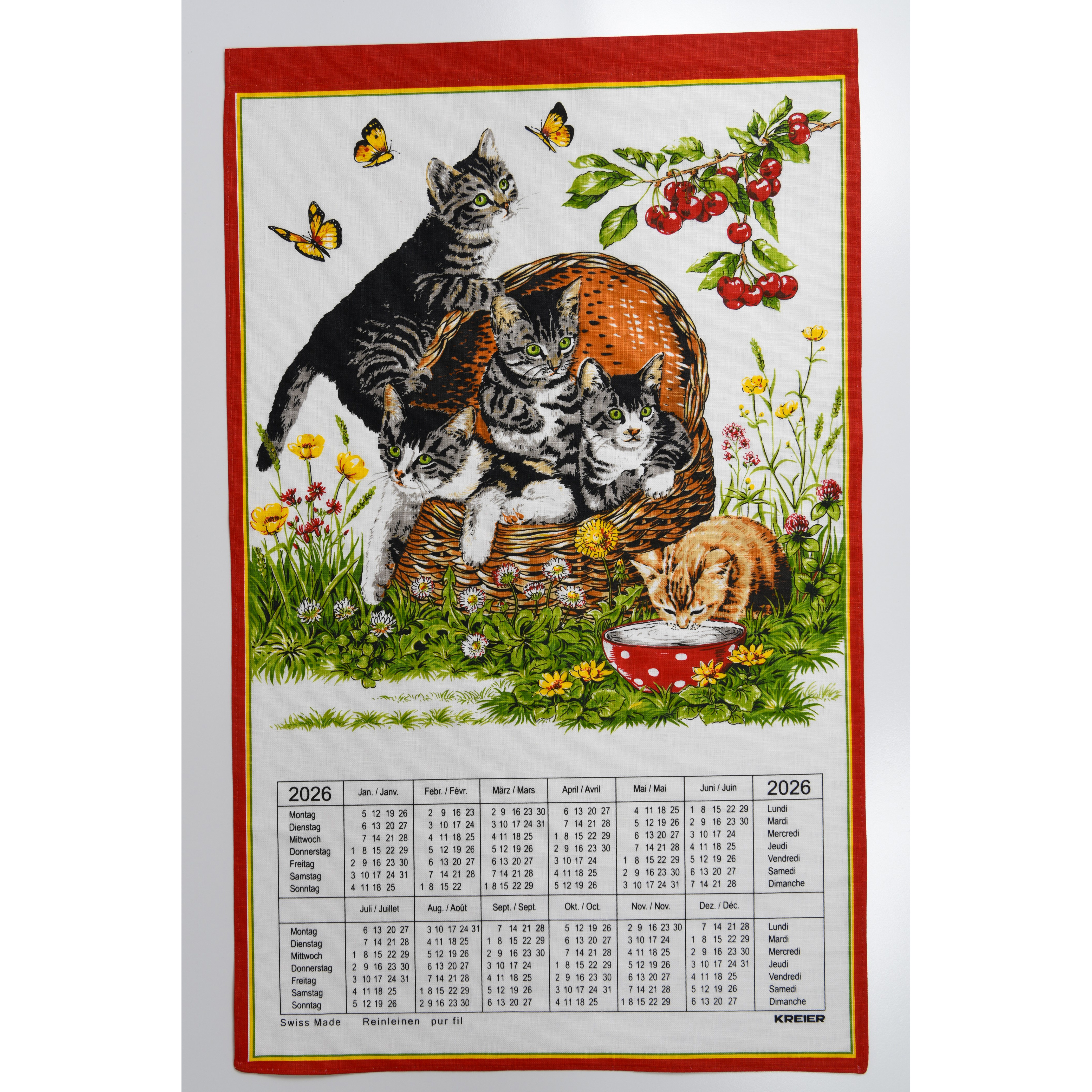 photo DOERIG Chats lin 2026 19.2662 AL/FR 40x70cm