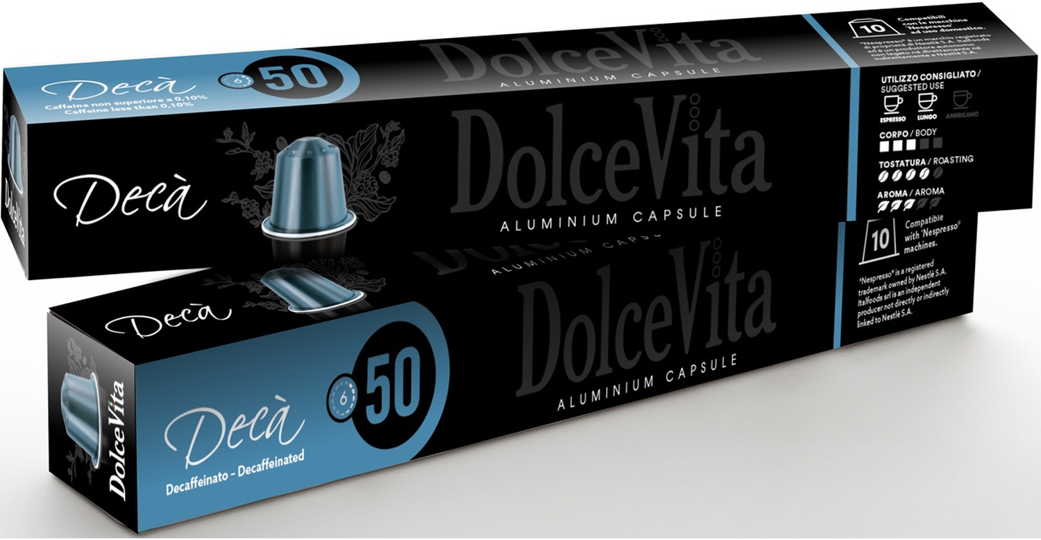 photo DOLCE VITA Capsules de café DL2180 Decaffeinato 10 pcs.