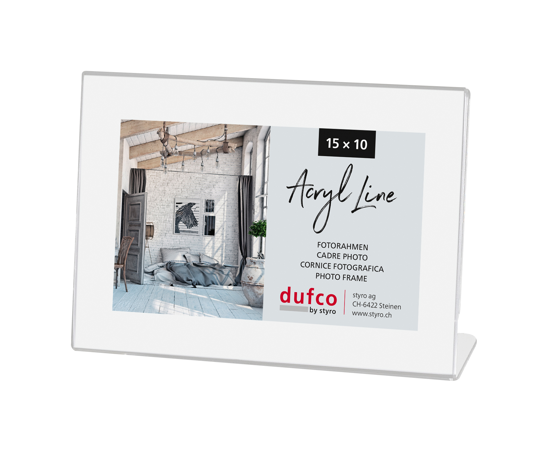 DUFCO Cadre acrylique 10.5.x15cm 1420.00084 quer