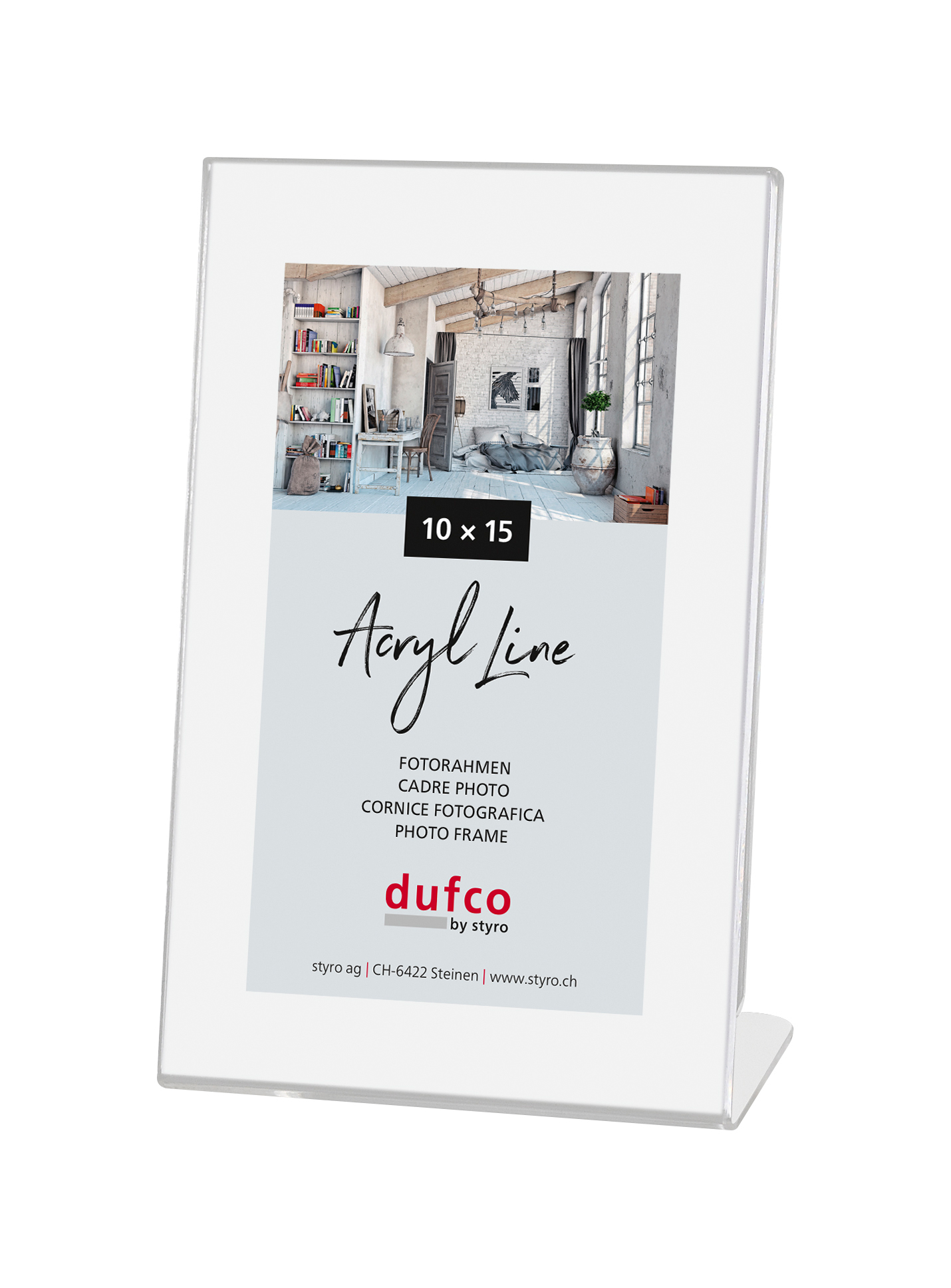 DUFCO Cadre acrylique 10.5.x15cm 1420.60210 hoch