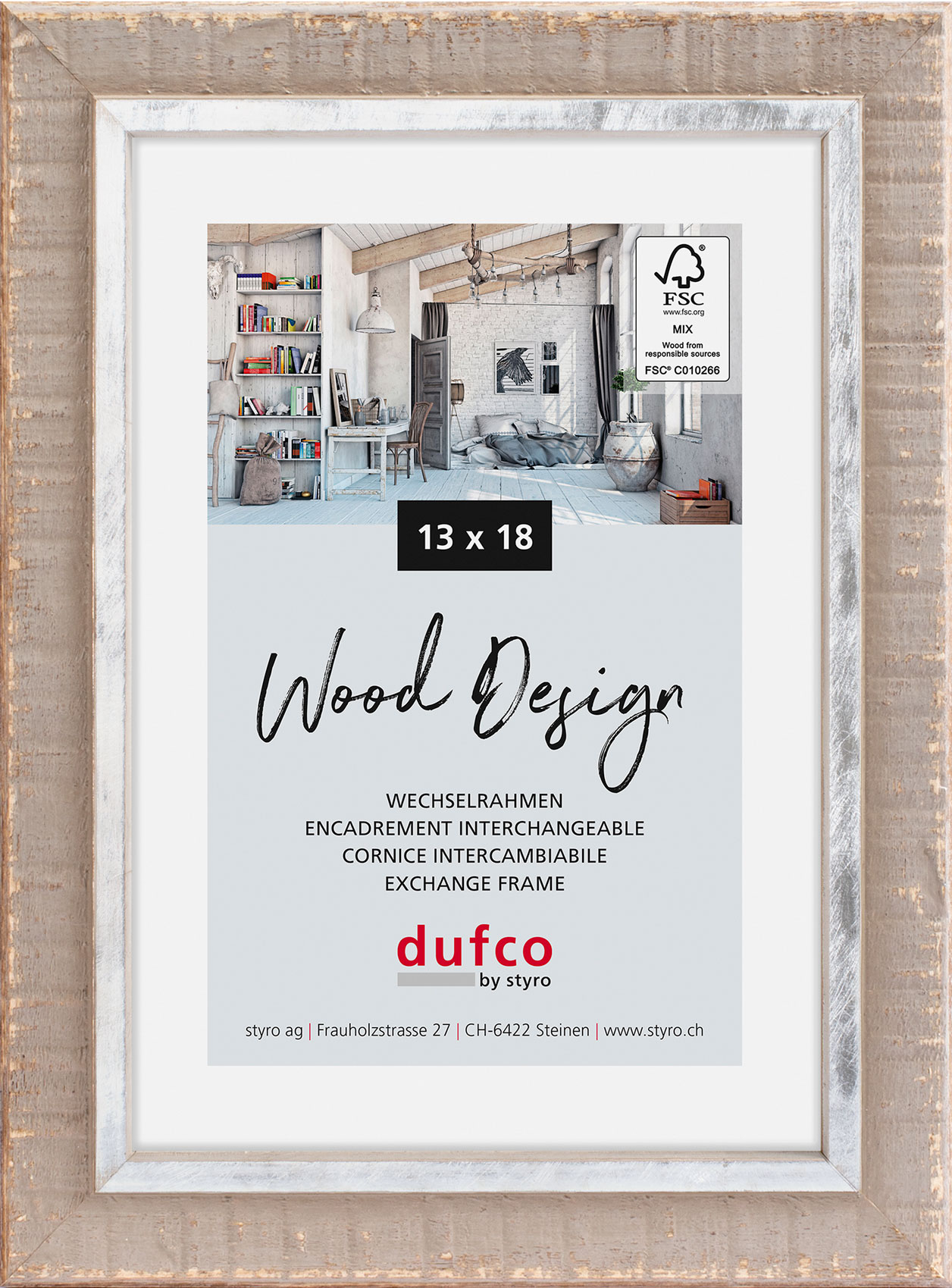 photo DUFCO Cadre photo Lima 13x18cm 1610.81121 taupe