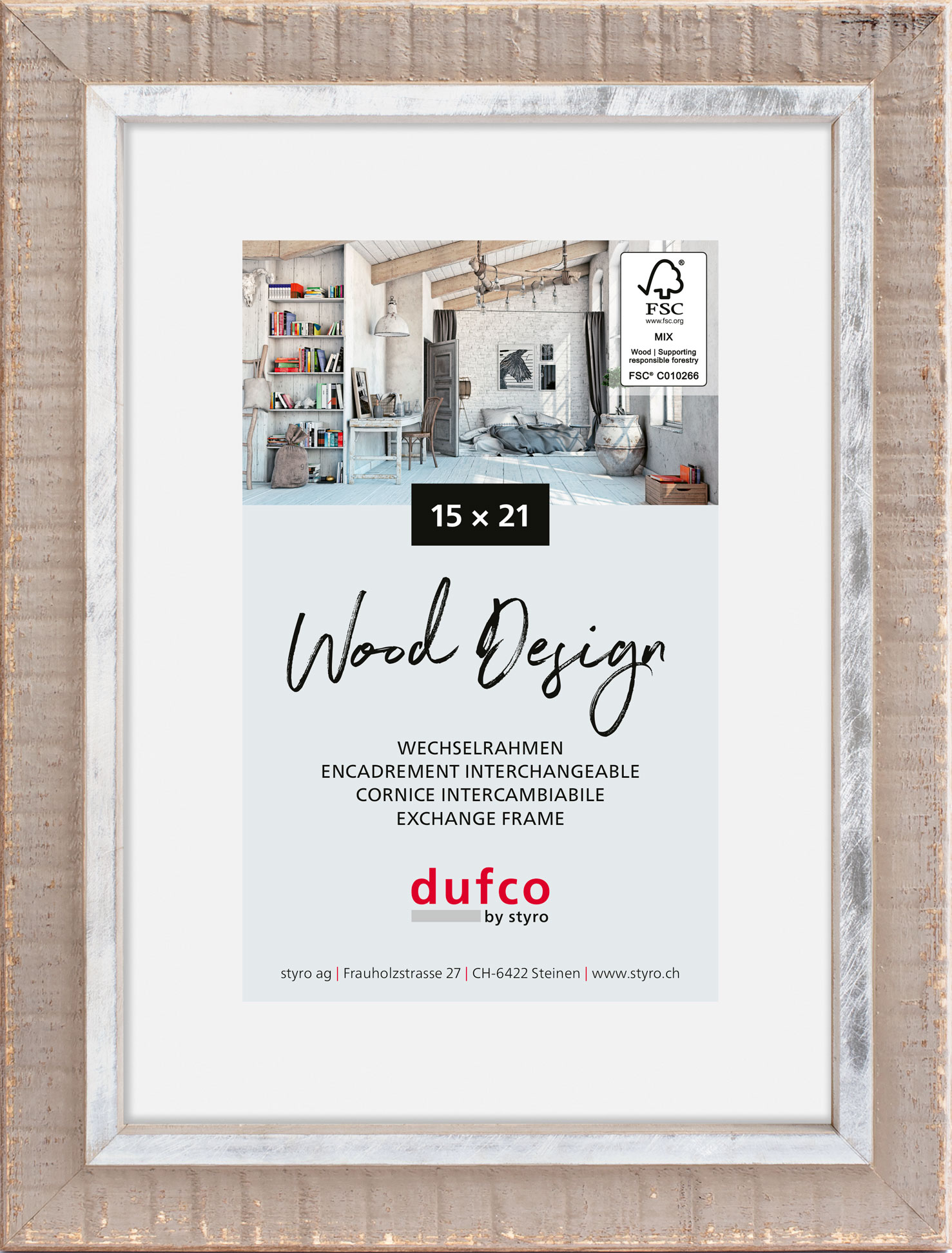 photo DUFCO Cadre photo Lima 15x21cm 1610.81122 taupe