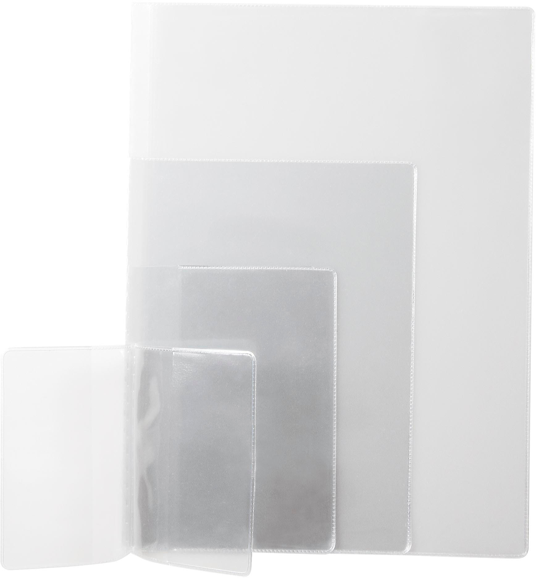 DUFCO Étui plastique A6x2,PVC 5046.005 150µ,transparent,5 pièces