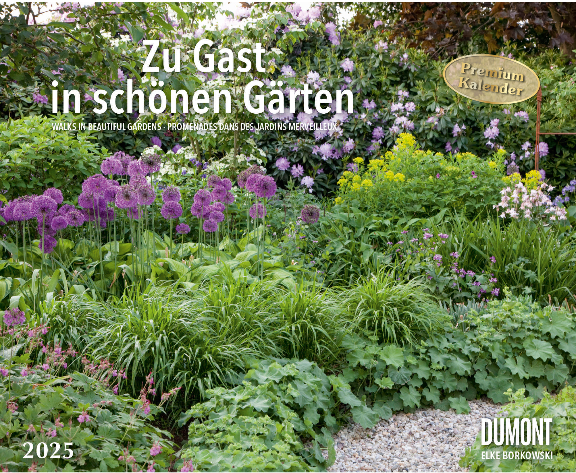 DUMONT Calendrier 2025 205344 Schöne Gärten ML 52x42.5cm