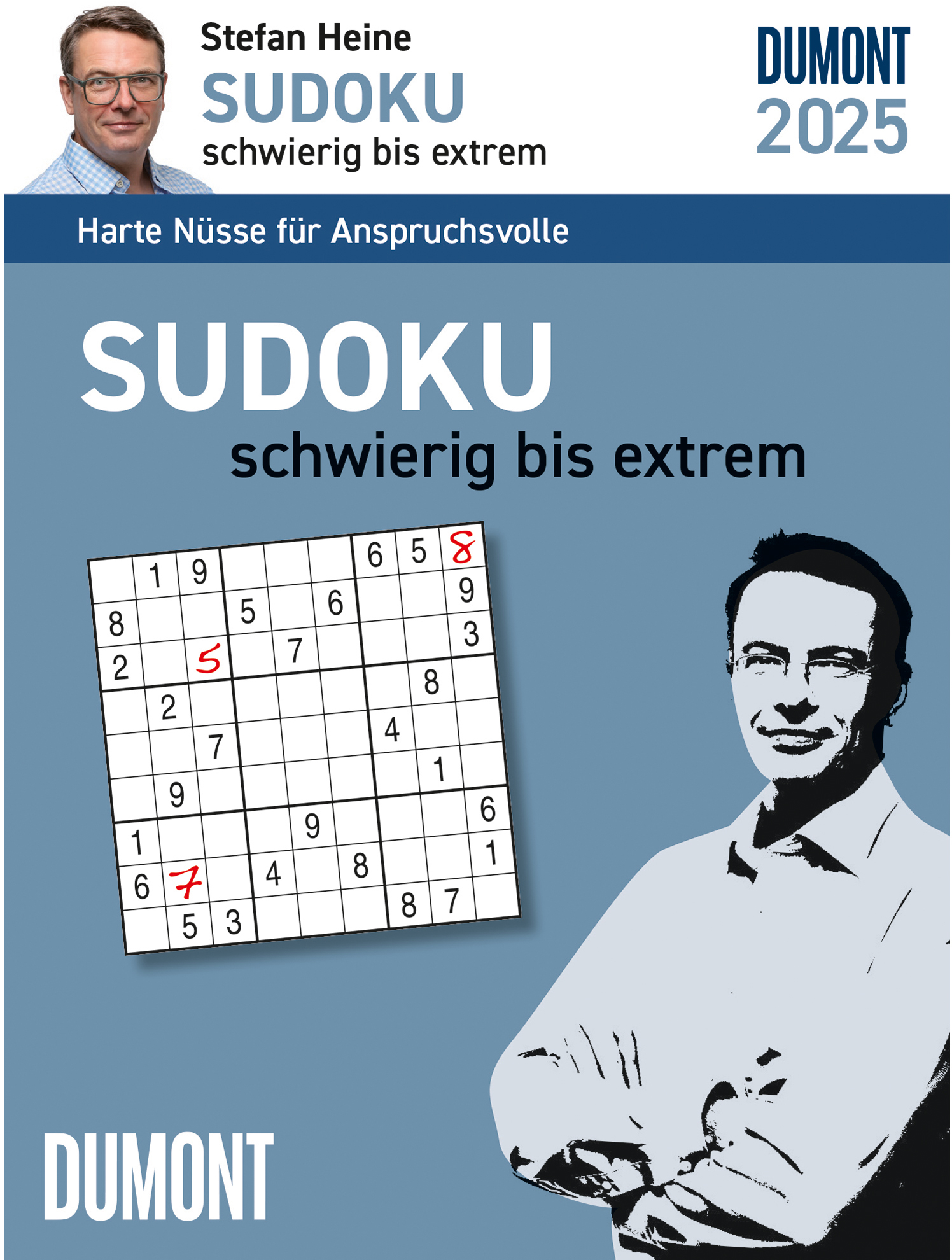 DUMONT Sudoku schwierig-extrem 2025 205383 DE 11.8x15.9cm