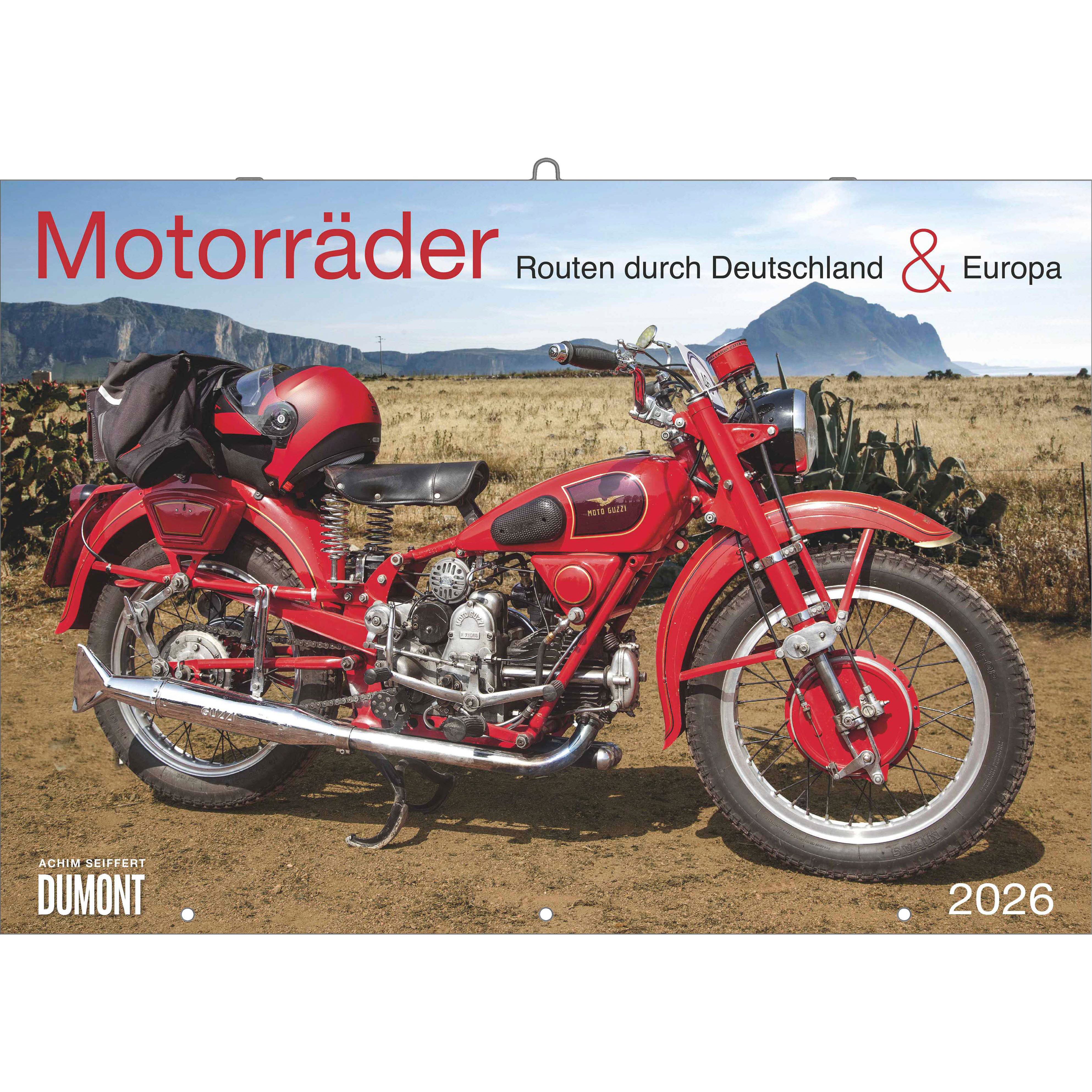 photo DUMONT Calendrier 2026 260701 Motos & itinéraires AL 42x29cm
