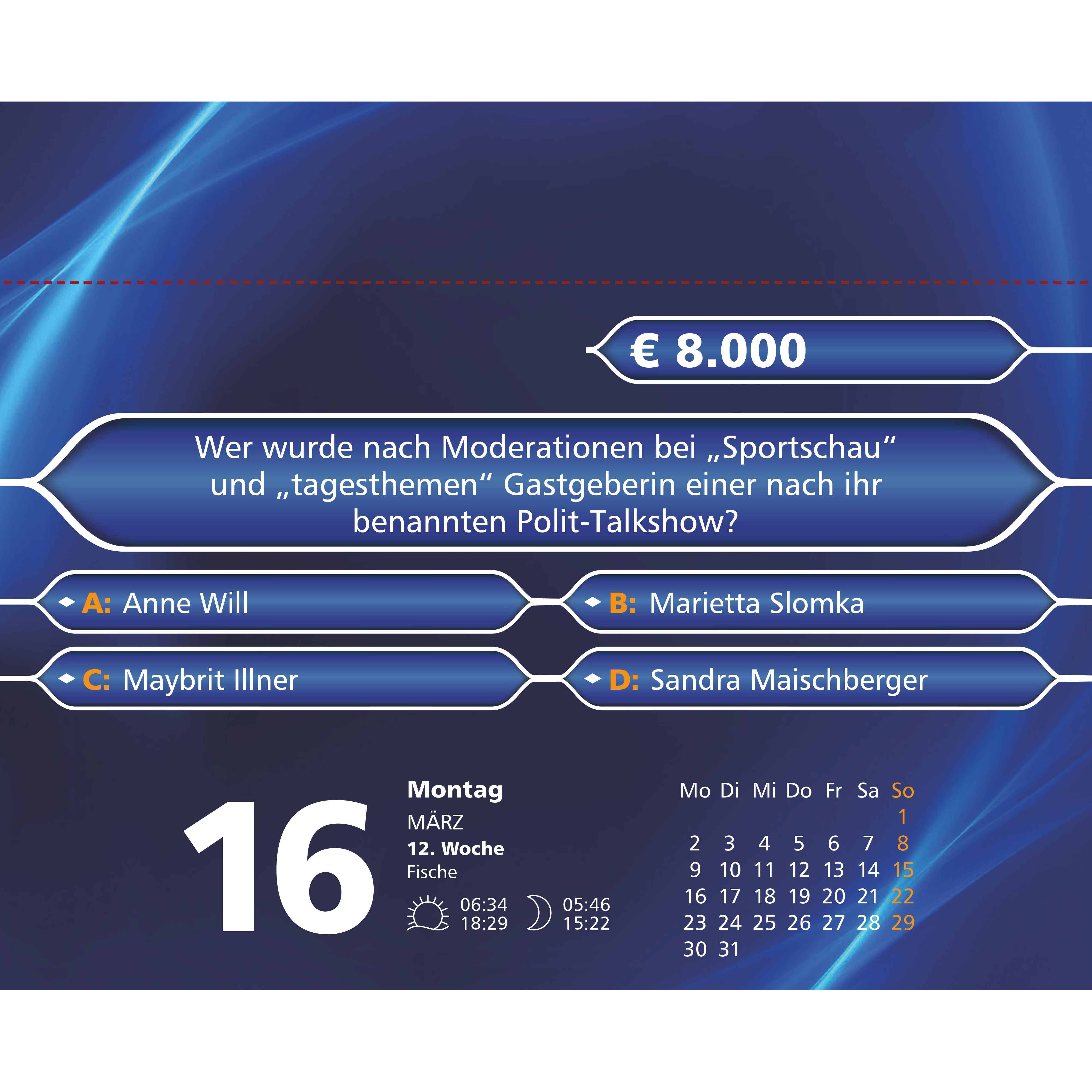 photo DUMONT Wer wird Millionär 2026 260814 AL 11.8x15.9cm