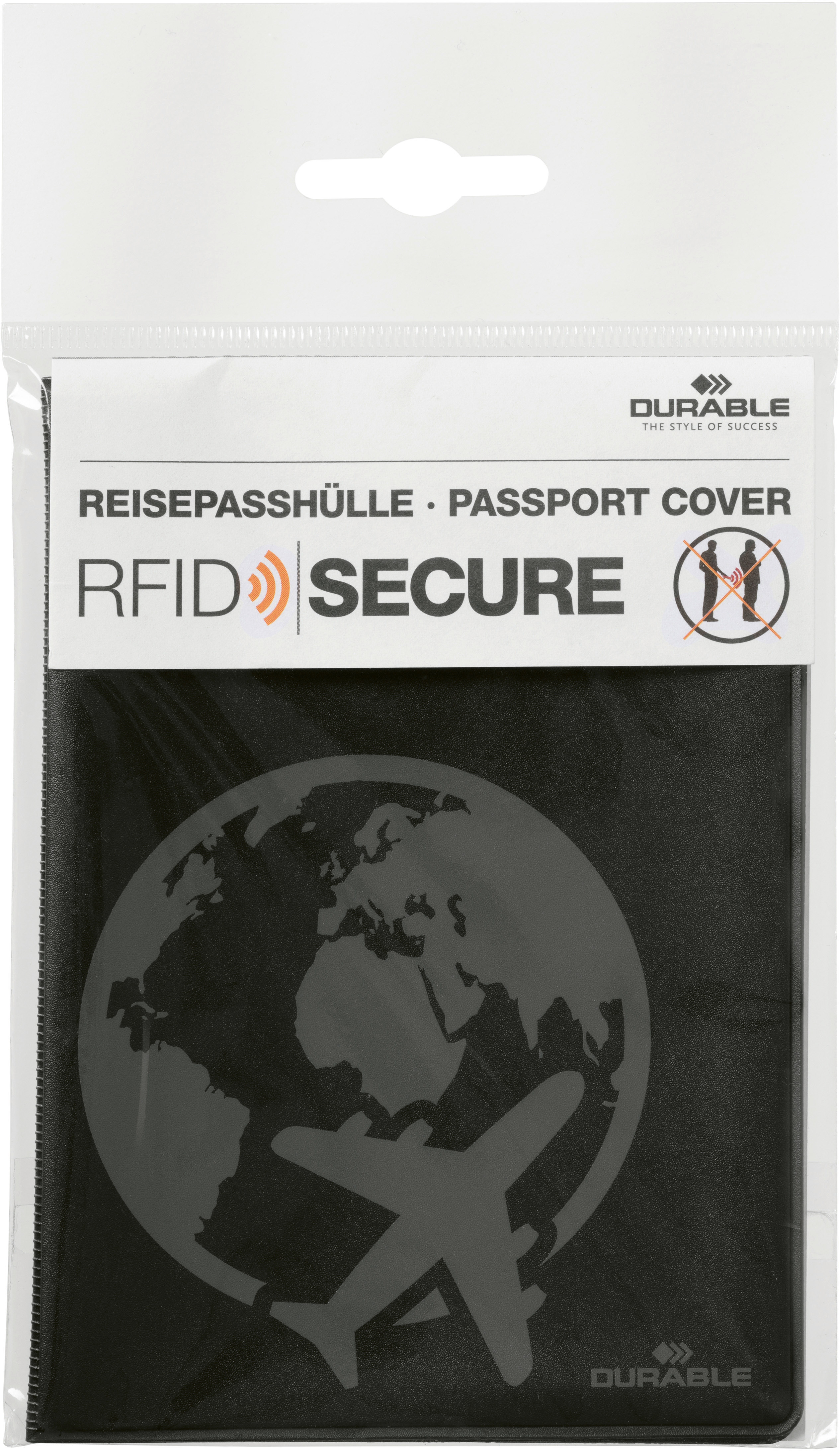 DURABLE Badge Holder RFID Secure 214401 noir 133x194mm