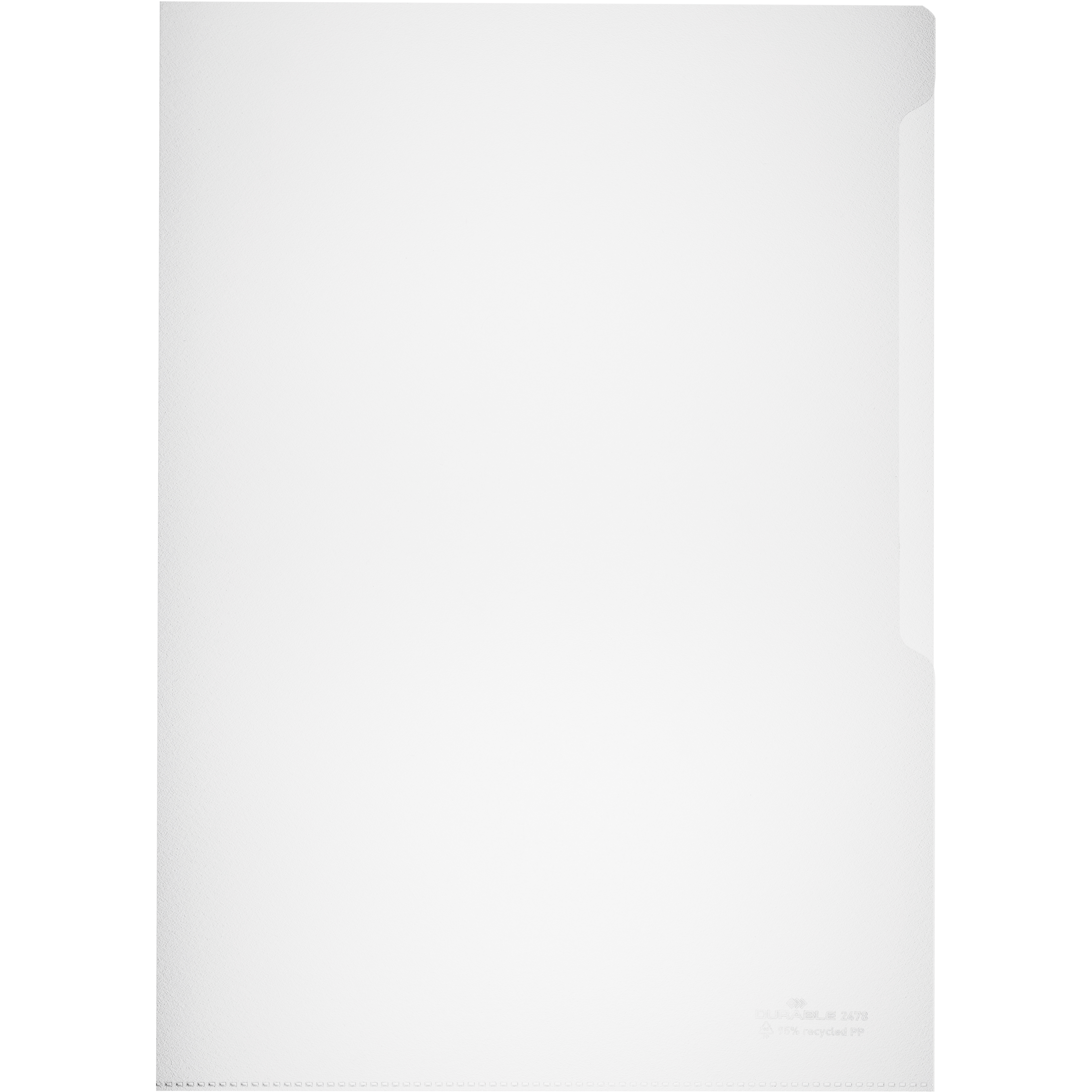 photo DURABLE Chemises recycling A4 247819 transparent 100 pièces