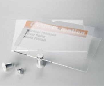 DURABLE Plaque de porte Crystal Sign 482019 transparente, acryl. 105x105mm