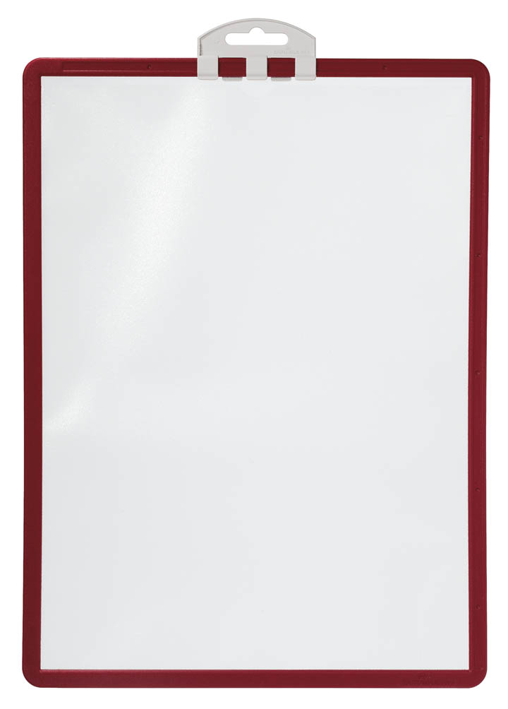 DURABLE Plaque-pochettes SHERPA A4 561303 rouge