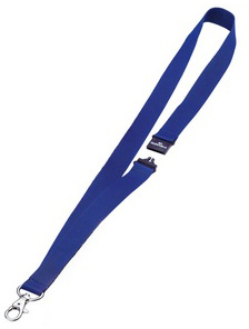 DURABLE Lacet textile 20 813707 bleu foncé, 44cm 10 pcs.