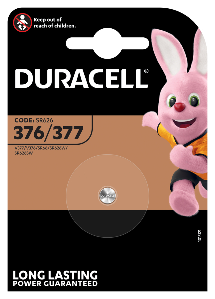 DURACELL Pile miniature Specialty 376/377 V377, V376, SR66, SR626, 1.5V