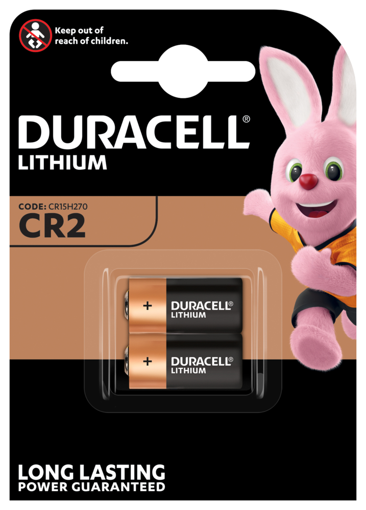 DURACELL Pile lithium CR15H270 CR2, 3V 2 pcs.