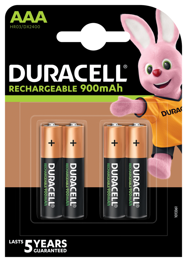 DURACELL Recharge Ultra PreCharged DX2400 AAA, 850 mAh, 1.2V 4 pcs.