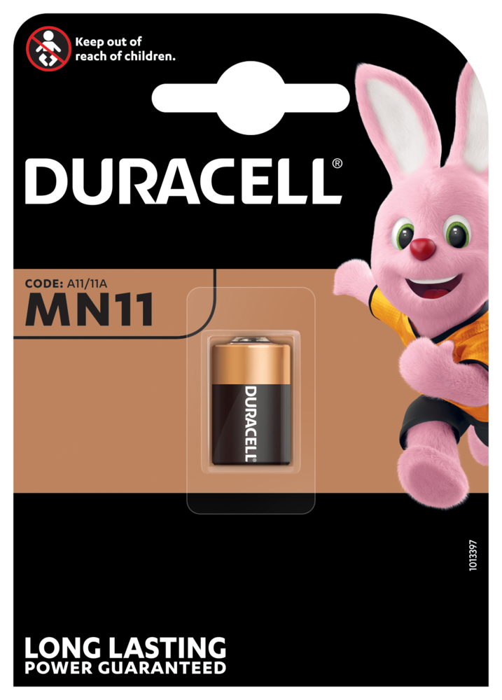 DURACELL Pile alcalines MN11 MN11, A11, 11A, 6V 1 pcs.