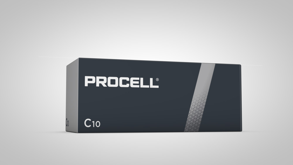 DURACELL Pile PROCELL 8100mAh PC1400 C, LR14, 1.5V 10 pcs.