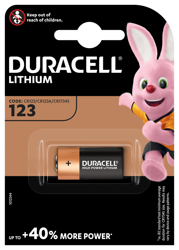 DURACELL Pile photo Specialty Ultra Ultra 123 DL123A, EL123A, CR123A, 3V