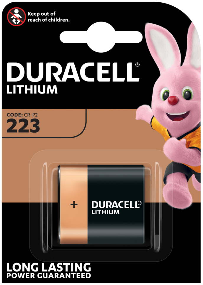 DURACELL Photobatterie Specialty Ultra Ultra 223 DL223, EL223AP, CR-P2, 6V