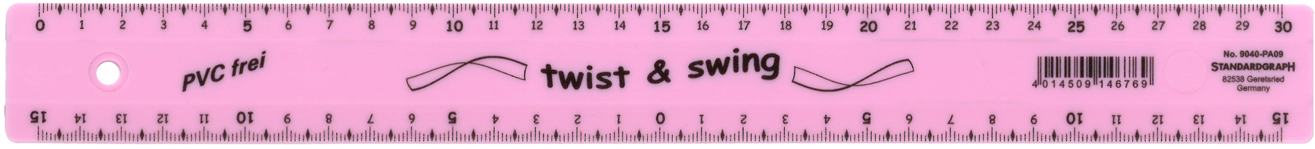 photo DUX Twist & Swing Règle 30cm 9040-PA09 violet pastel