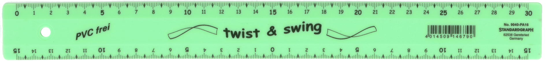 photo DUX Twist & Swing Règle 30cm 9040-PA16 menth pastel