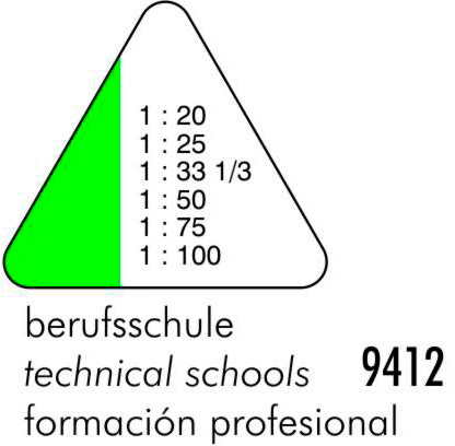 DUX Règle triangulaire 9412 école