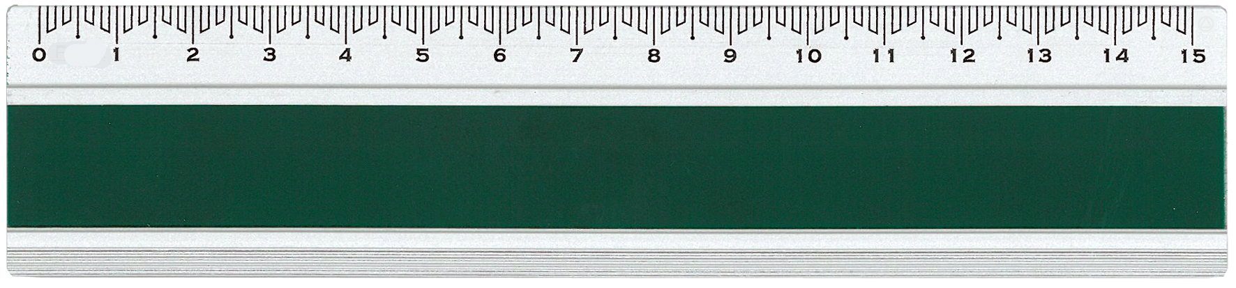 DUX Règle Joy Color 15cm FA-JC/15G Alu, vert