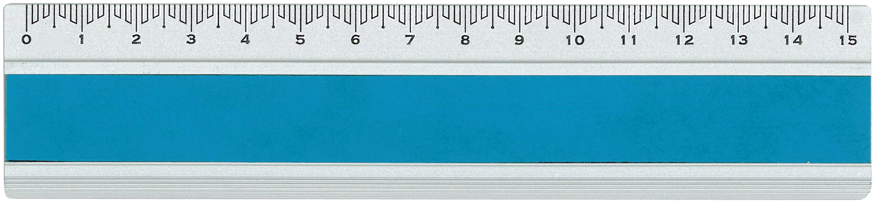 DUX Règle Joy Color 15cm FA-JC/15T Alu, turquoise