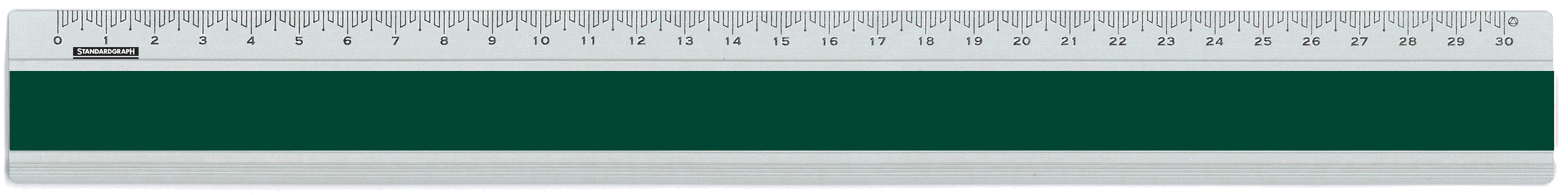 DUX Règle Joy Color 30cm FA-JC/30G Alu, vert