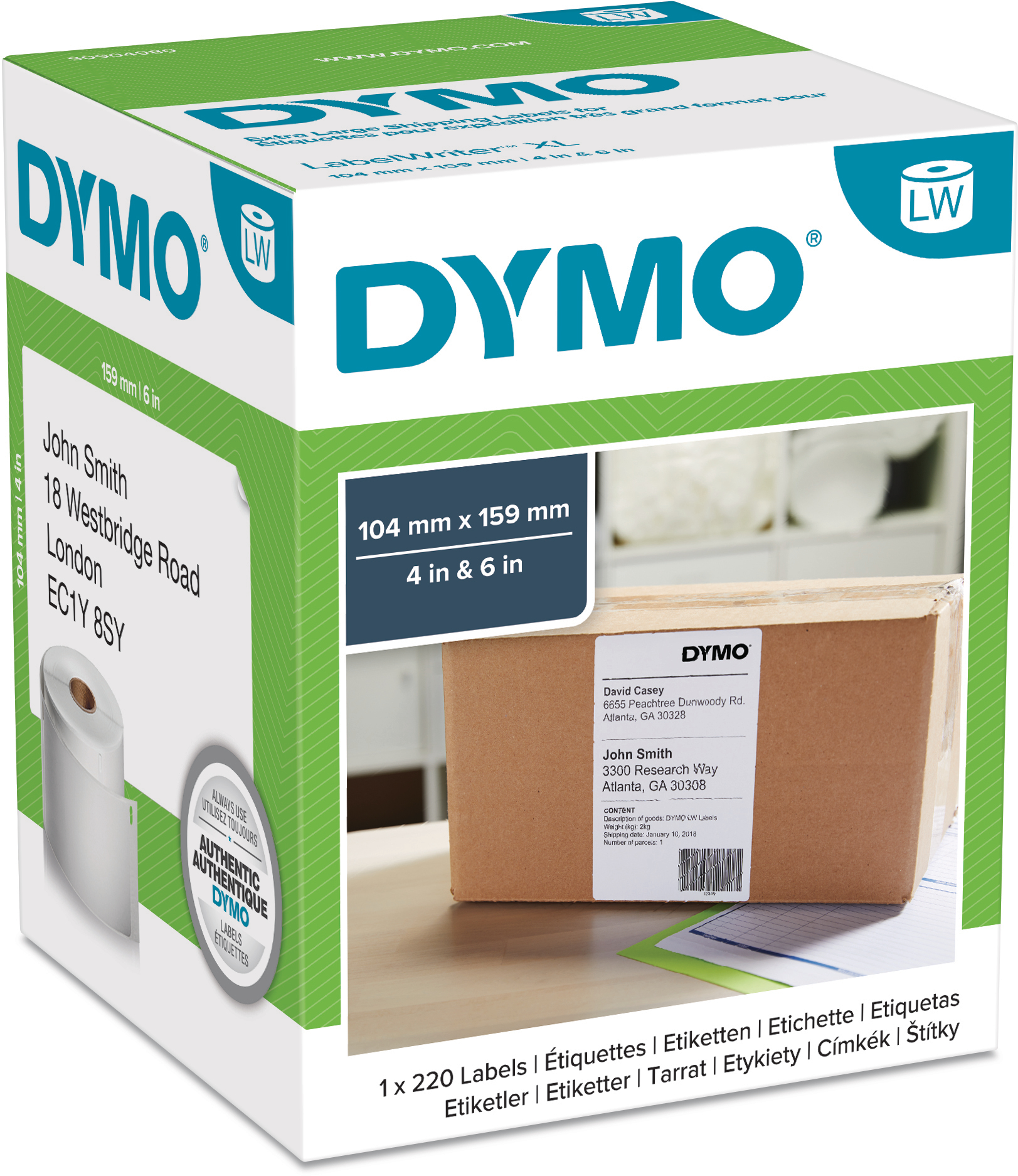 DYMO LabelWriter S0904980 1 Rl./220 pcs.