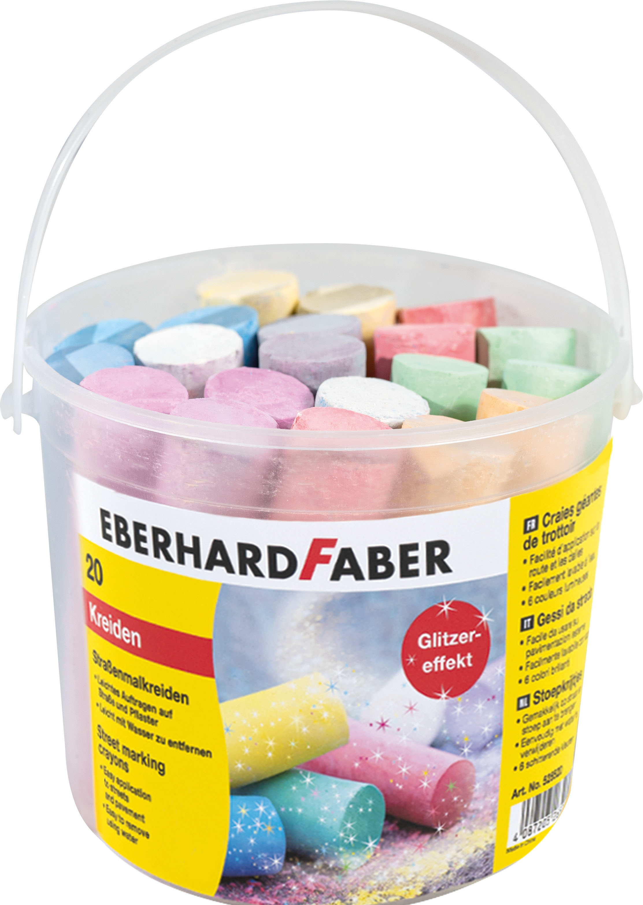 photo EBERHARD FABER Craie Sparkle 526520 20 pièces