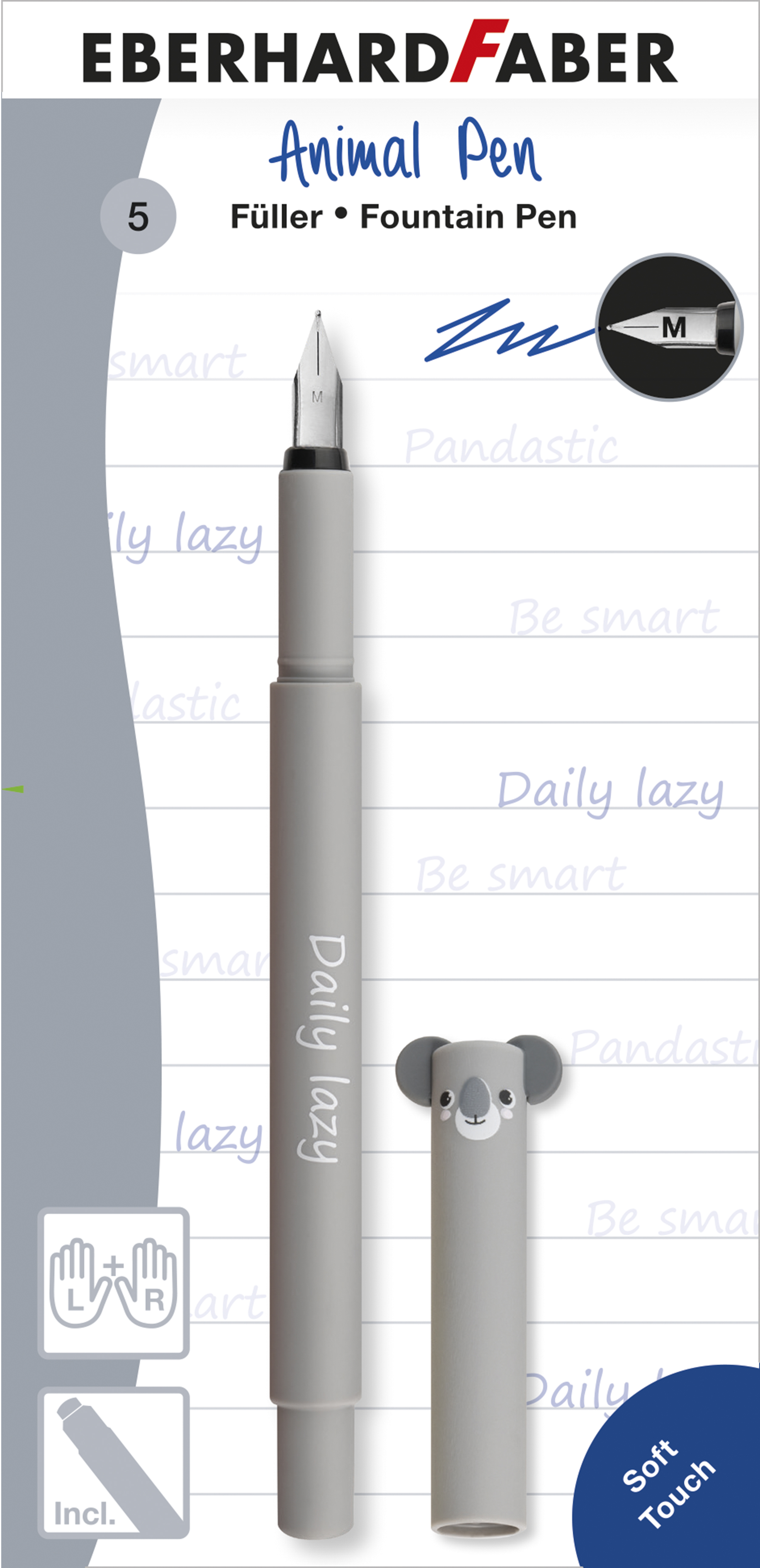 EBERHARD FABER Füllhalter Animal M 551019 Koala