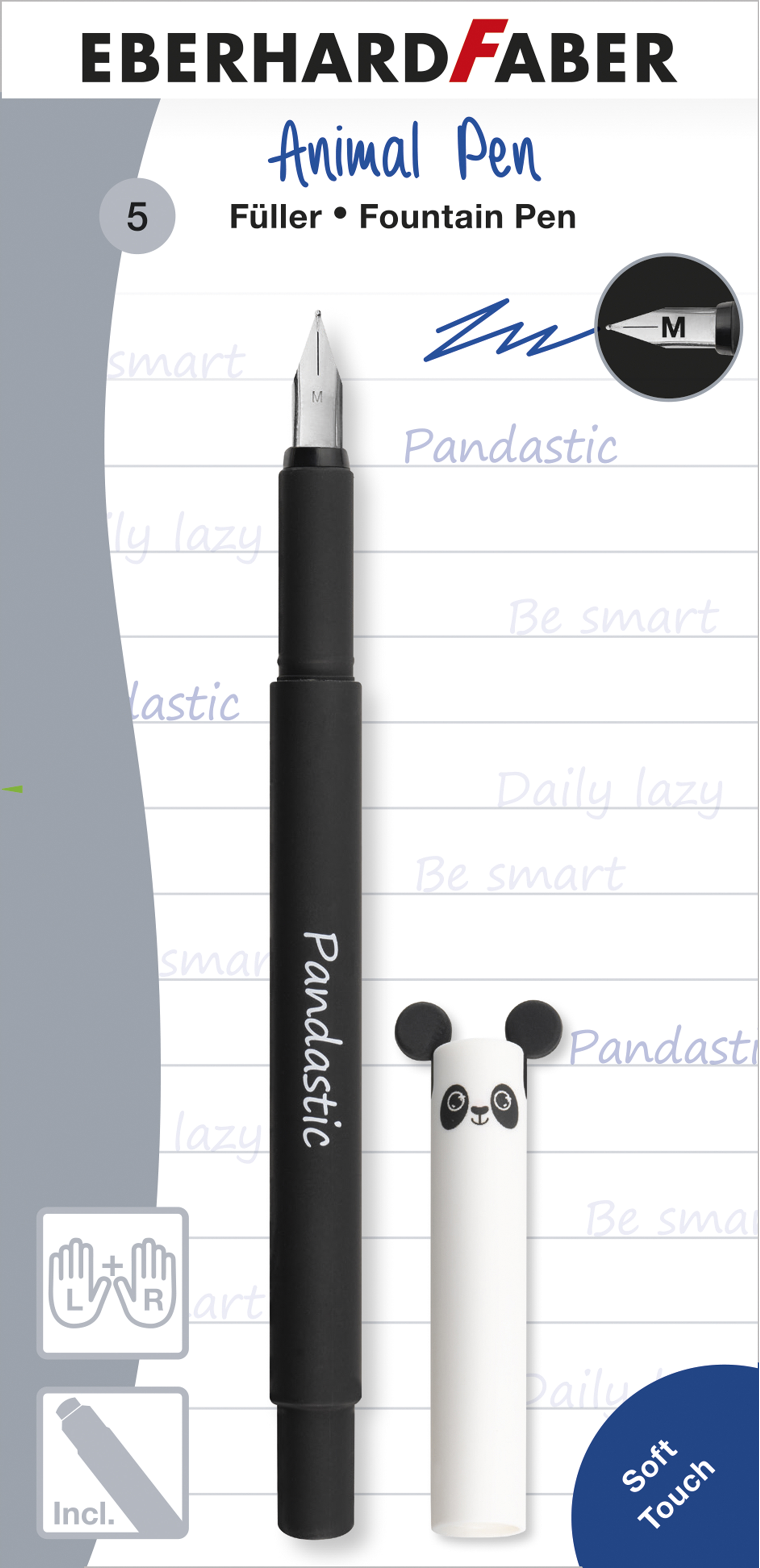 EBERHARD FABER Füllhalter Animal M 551021 Panda